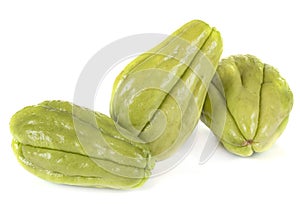 Mirliton squash in studio