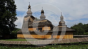 Mirola wooden greek catholic church, Slovakia