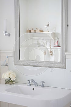 Mirror Above Bathroom Sink