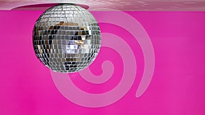 Mirror Ball Disco Ball Modern Pink