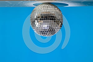 Mirror Ball Disco Ball Modern Blue