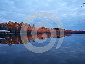 Mirror Dawn on Lake Livingston