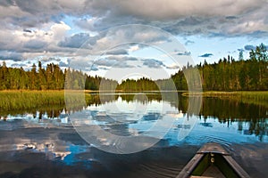 Mirror on the lake photo