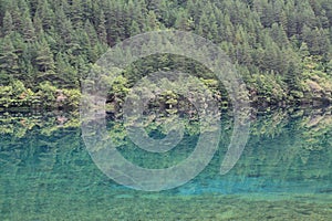 Mirror Lake in Jiuzhaigou National Park