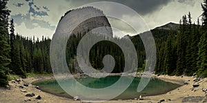 Mirror Lake near Lake Louise in Banff National Forest