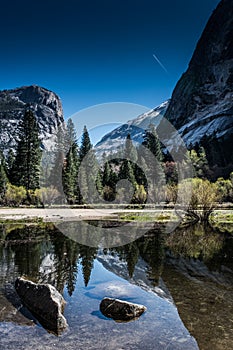 Mirror Lake in Yosemite National Park