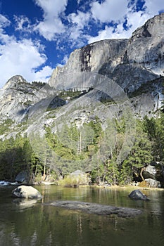 Mirror Lake in Yosemite National Park