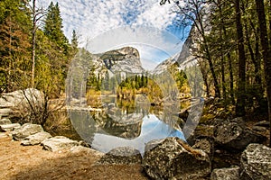 Mirror Lake Yosemite National Park Half Dome