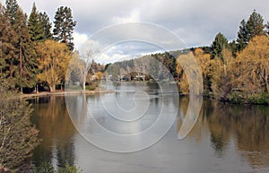 Mirror Pond, Bend, Oregon photo