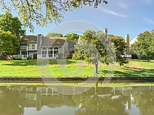 Riverside 2 story houses in suburban Dallas Fort-Worth photo