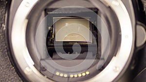 Mirror and Shutter Mechanism DSLR Camera