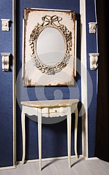 Mirror in a vintage interior