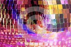 Mirrorball close-up