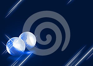 Mirrorball disco background