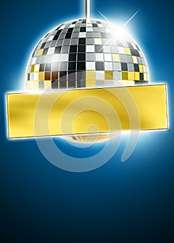 Mirrorball disco background photo