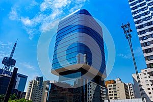 Mirrored building on Av. Paulista