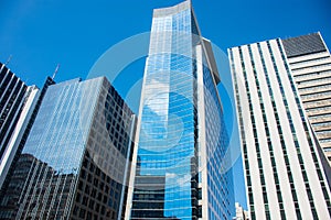 Mirrored buildings on Paulista Avenue in SÃ£o Paulo