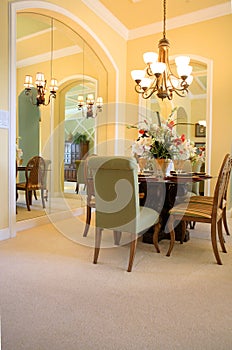 Mirrored Dining Room(view 2