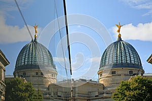 `Mirrored Lemon Squeezer` - Academy of Fine Arts main building`s glass dome - colloquially referred to as `Lemon Squeezer Zitrone photo