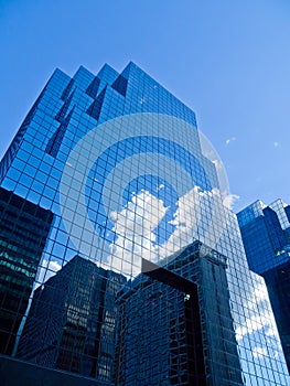 Mirrored Office Building