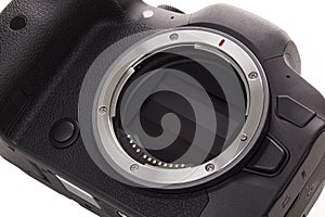 Mirrorless camera technology. Lens mount detail