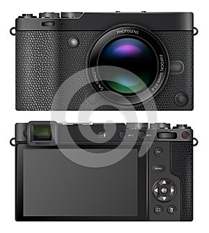 Mirrorless compact camera