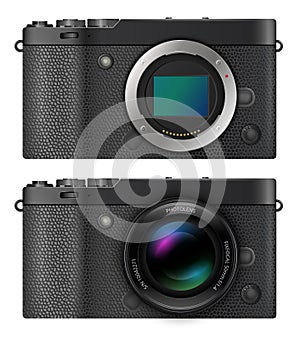 Mirrorless compact camera