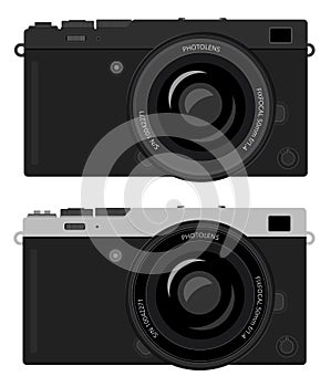 Mirrorless compact camera