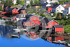 Mirrors of fisherman's cabins
