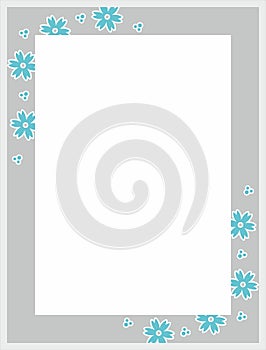 Mirrors Glass Border Design Vector