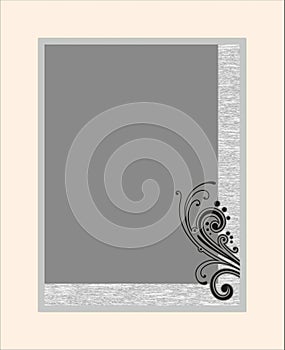 Mirrors Glass Border Design Vector