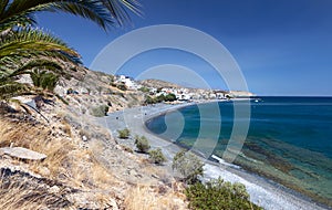 Mirtos beach at Crete island in Greece photo