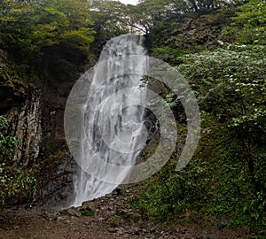 Mirveti waterfall in the mountains of Adzharia