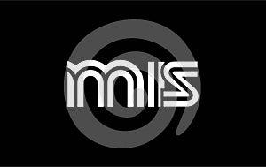 MIS Creative Unique Modern Letter Logo Design