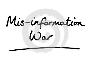 Mis-information War