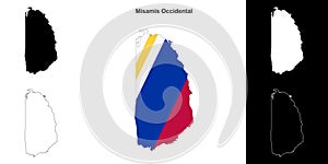 Misamis Occidental outline map