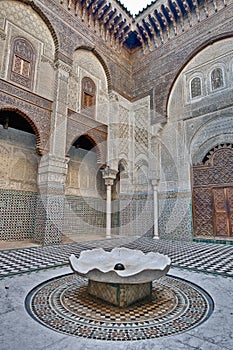 Misbahiya medersa at Fez, Morocco