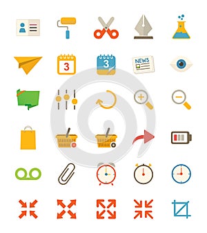 Miscellaneous Flat Icons