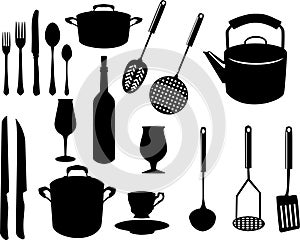 Miscellaneous kitchen utensils