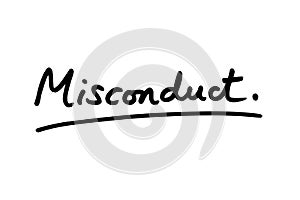 Misconduct