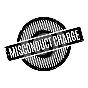 Misconduct Charge rubber stamp photo