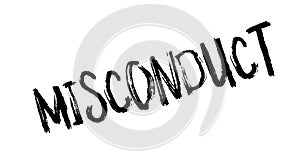 Misconduct rubber stamp photo