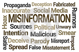 Misinformation Word Cloud photo