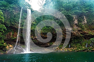 The Misol Ha waterfall