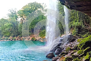 The Misol Ha waterfall