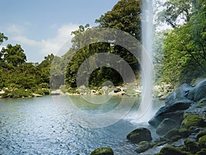 Misol Ha waterfall in Chiapas