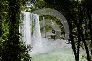 Misol Ha waterfall in Chiapas Mexico photo