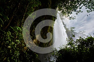 Misol Ha waterfall in Chiapas Mexico photo