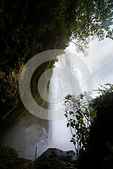 Misol Ha waterfall in Chiapas Mexico photo