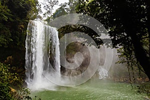 Misol Ha waterfall in Chiapas Mexico photo